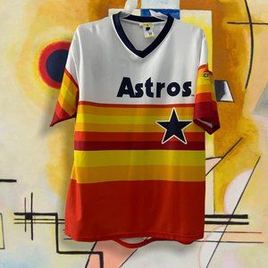 Spinger Houston Astros Retro Baseball Jersey Men's size XL 2017